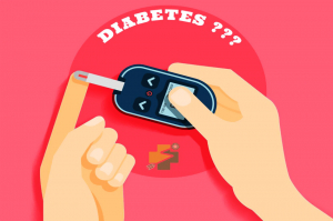 Ilustrasi cek gula darah diabetes