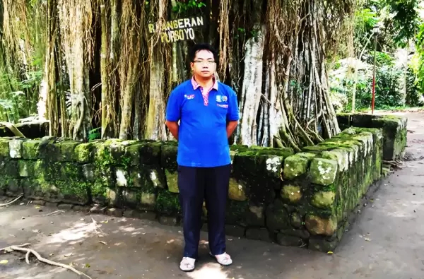 Saya saat berada di kawasan pegunungan Tidar Kotamadya Magelang Jawa Tengah